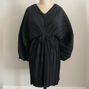 French connection pleated ballon dress